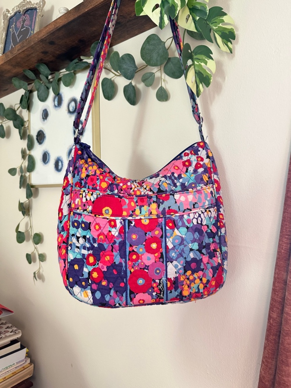 Vera Bradley ‘Impressionista’ Floral Quilted Shoulder Bag